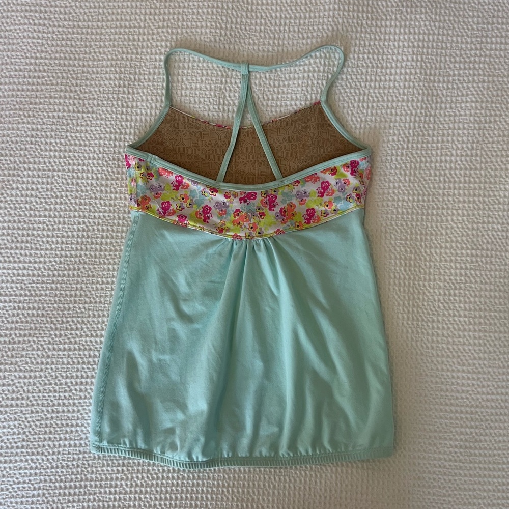 Ivivva Light Blue Racerback Tank Top - Picture 6 of 6